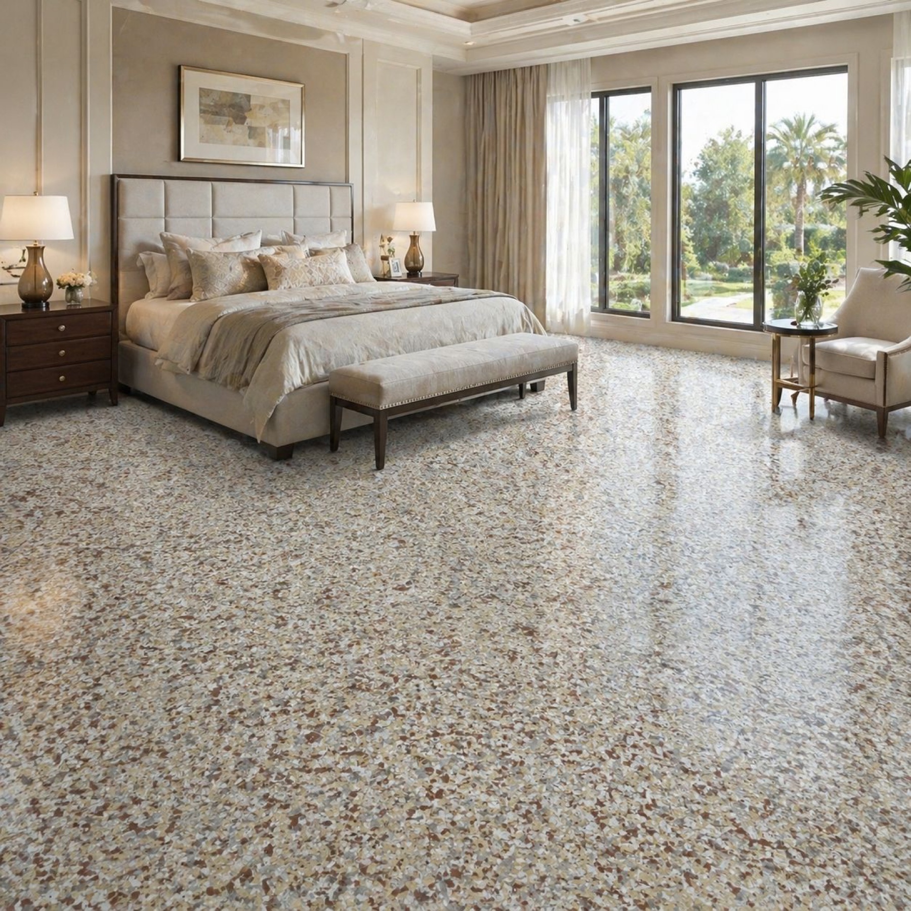 CloudRock marble-effect floor coating